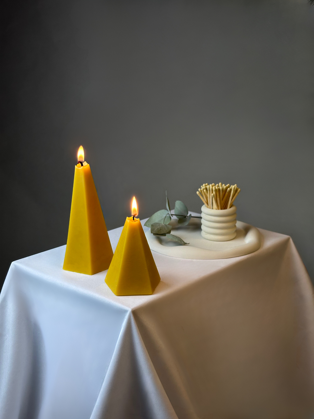 RωMEO & JUλIET - Beeswax Pillar Candles