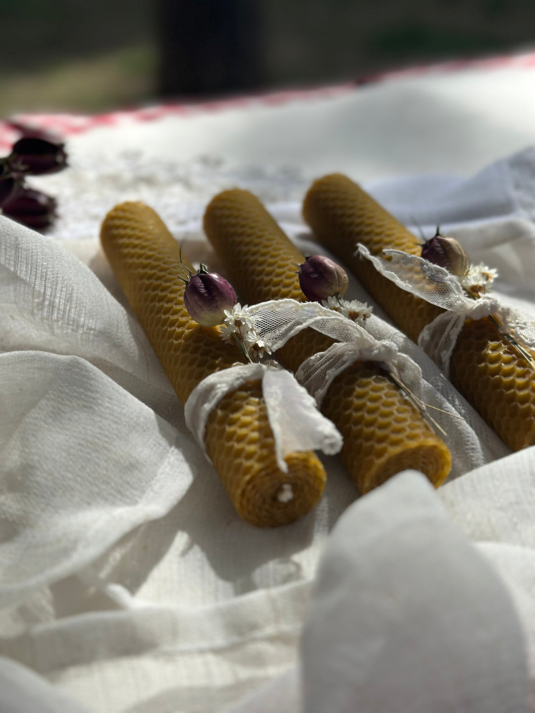 Zōḗ | Λαμπάδα από φύλλα κερήθρας