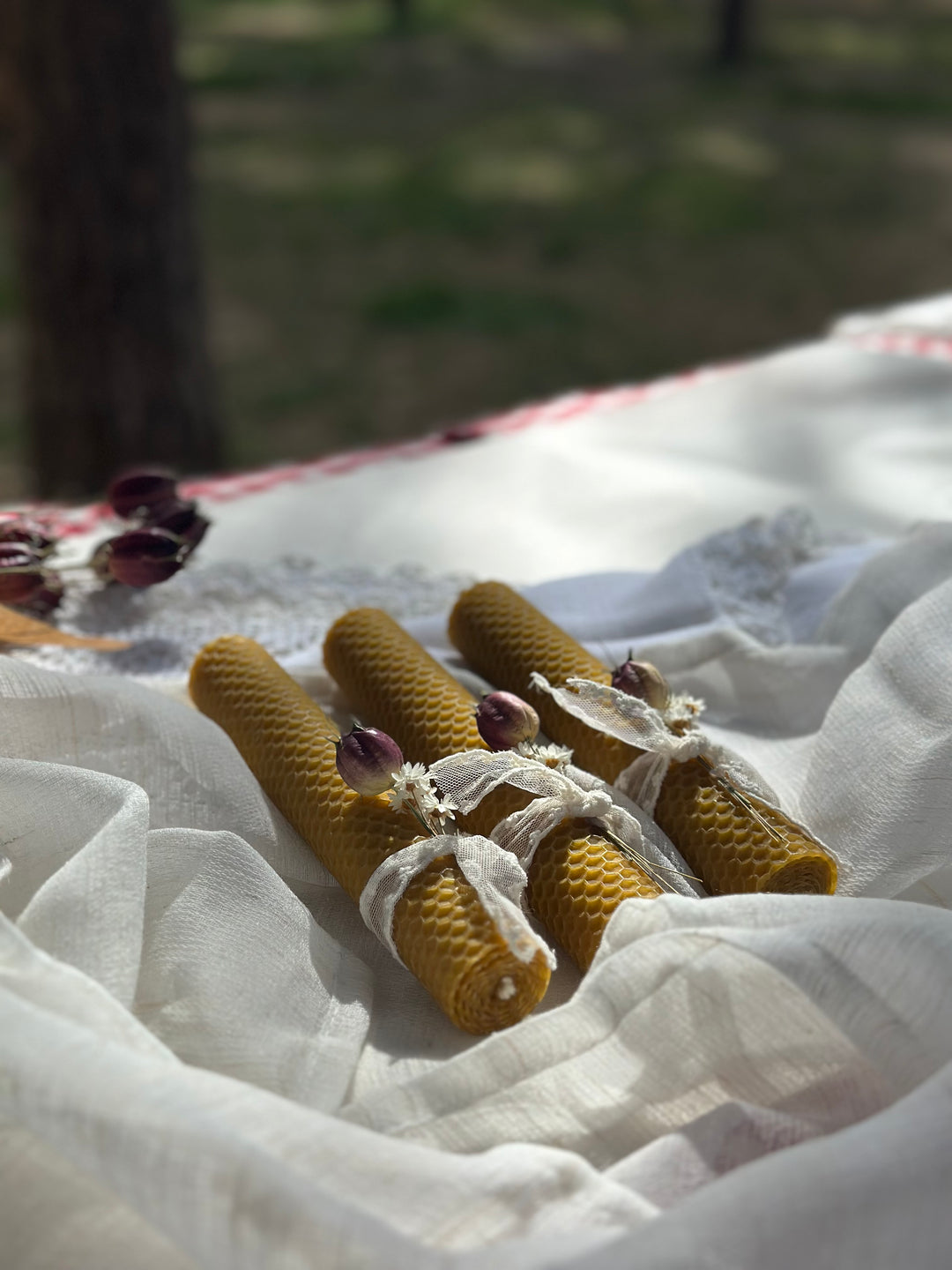 Zōḗ | Λαμπάδα από φύλλα κερήθρας