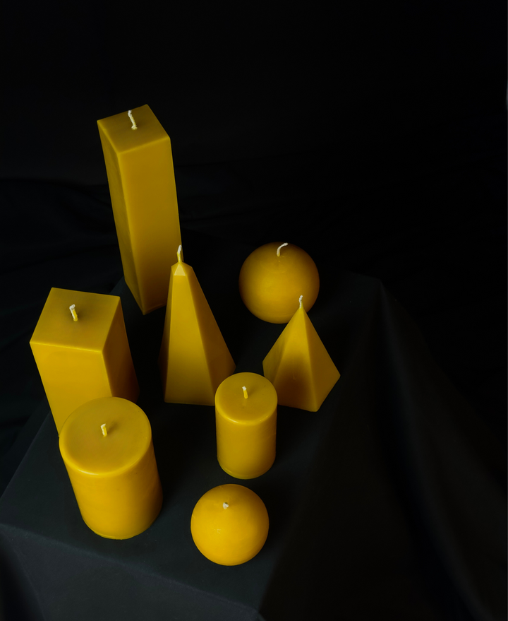 HAMλET & OPHEλIA • Beeswax Pillar Candles
