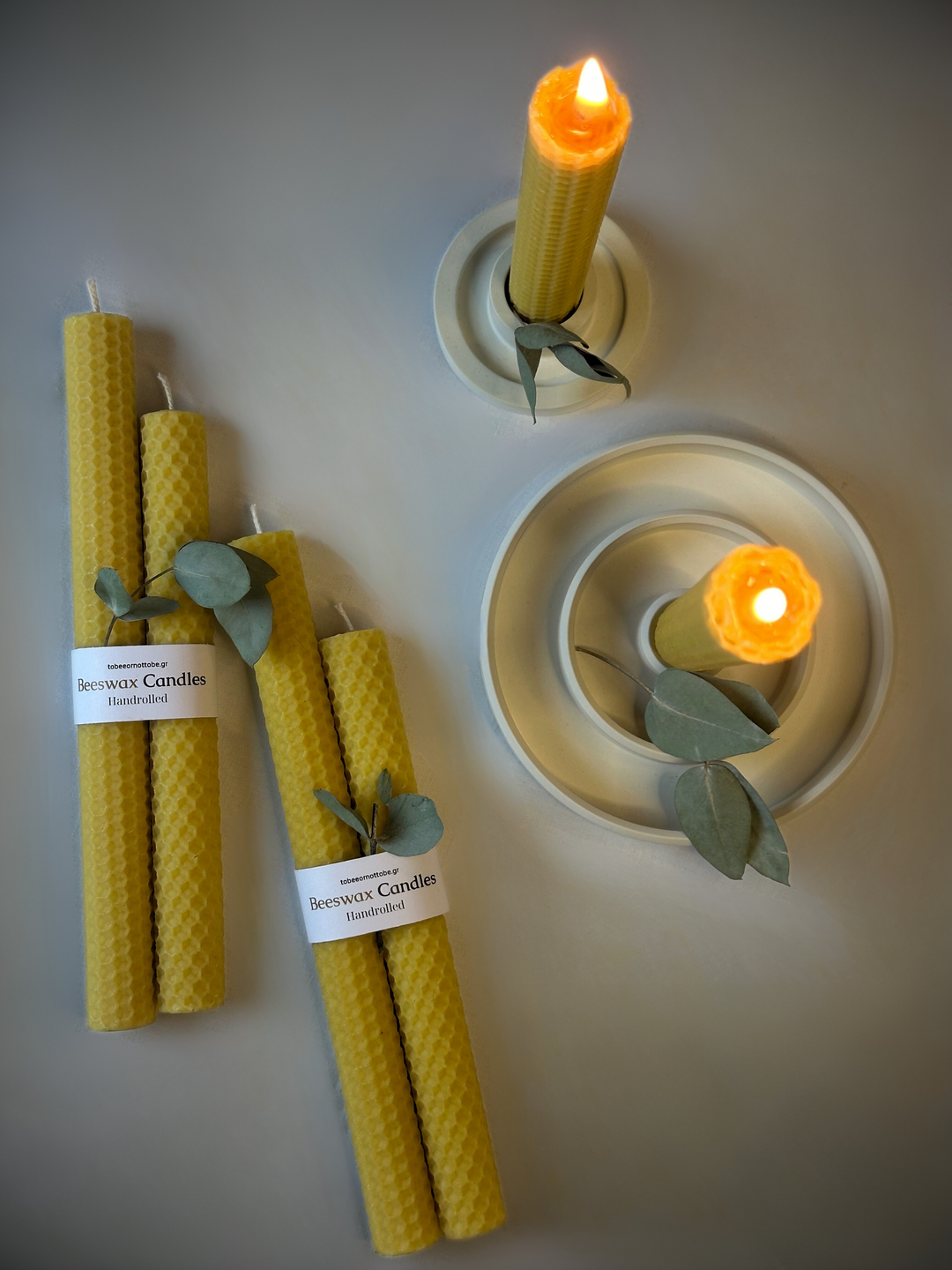 'Catharsis' | Classic Rolled Beeswax Candles