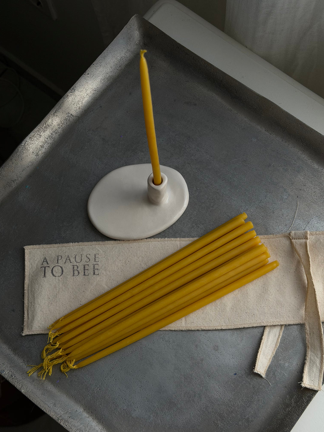 MINI BEESWAX TAPERS RITUAL SET