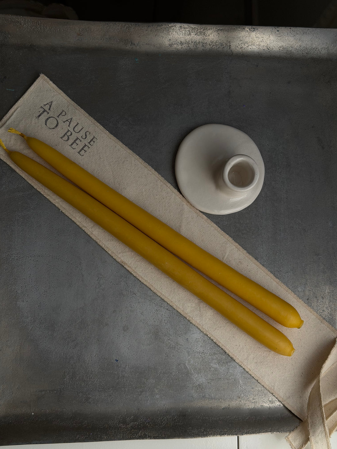 CLASSIC BEESWAX TAPERS RITUAL SET