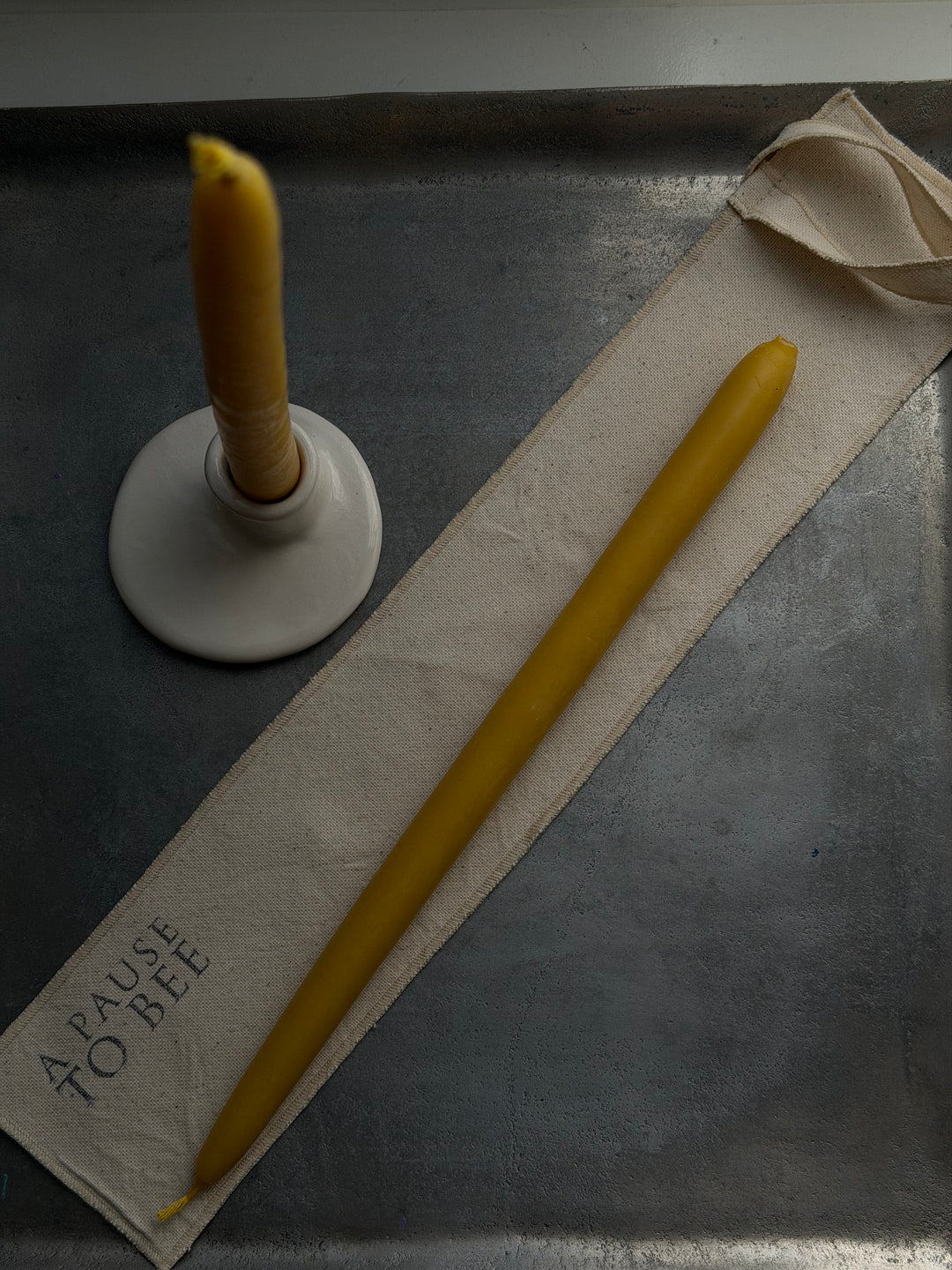 CLASSIC BEESWAX TAPERS RITUAL SET