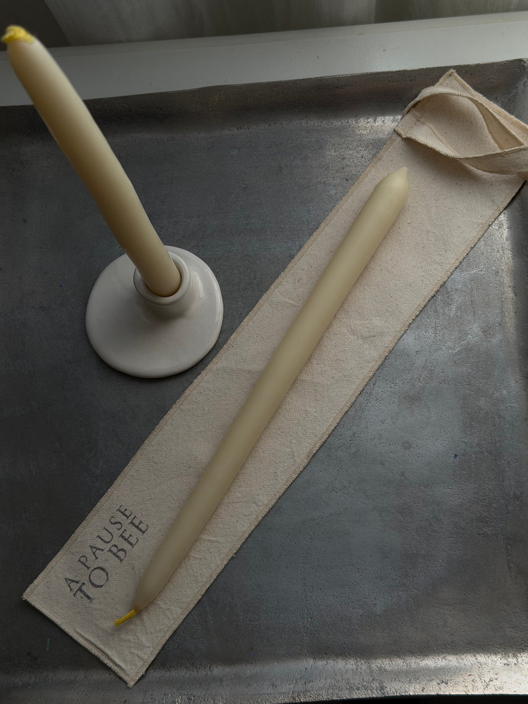 CLASSIC BEESWAX TAPERS RITUAL SET