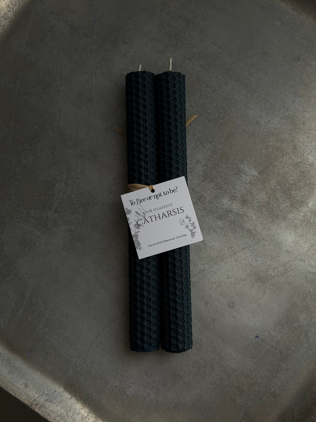 CATHARSIS | HANDROLLED BEESWAX CANDLES
