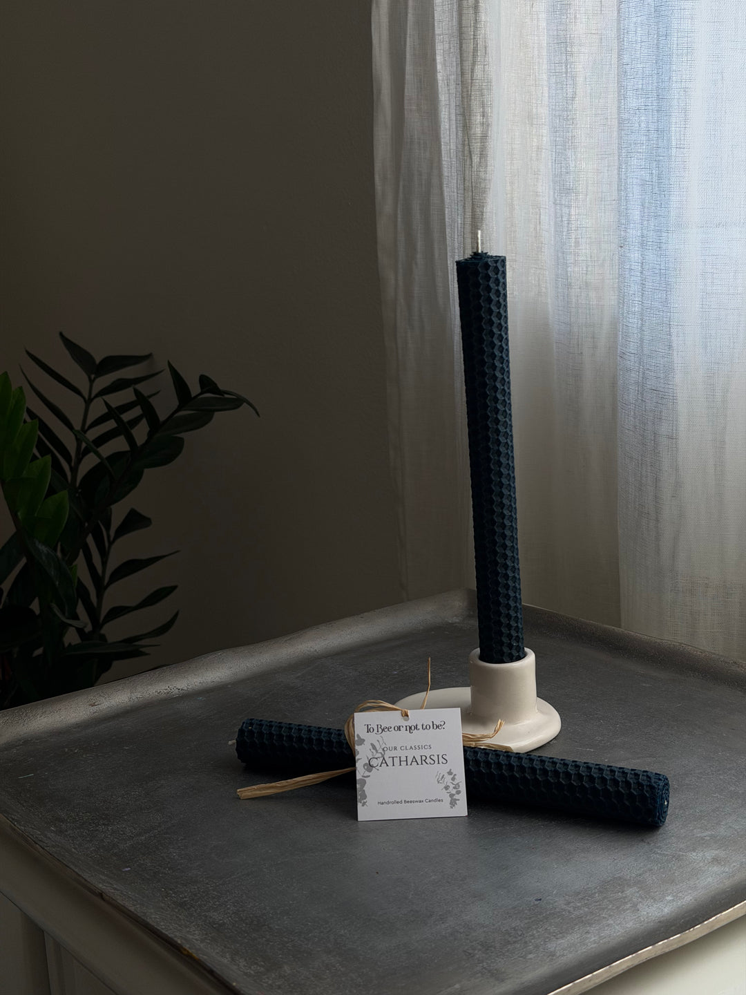 CATHARSIS | HANDROLLED BEESWAX CANDLES