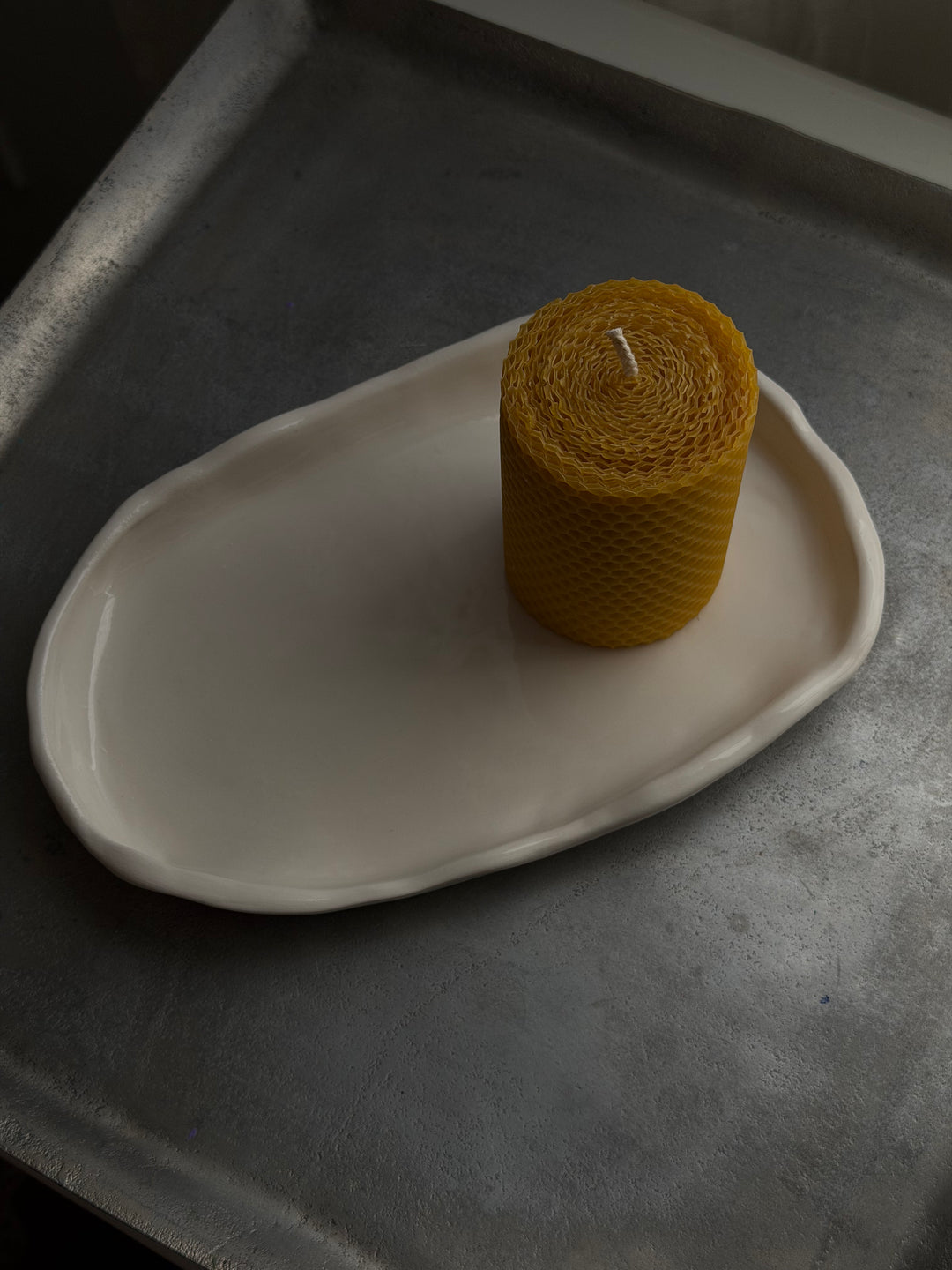 ETHOS | HANDROLLED BEESWAX CANDLE