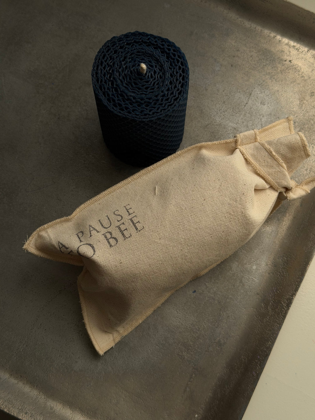 ETHOS | HANDROLLED BEESWAX CANDLE