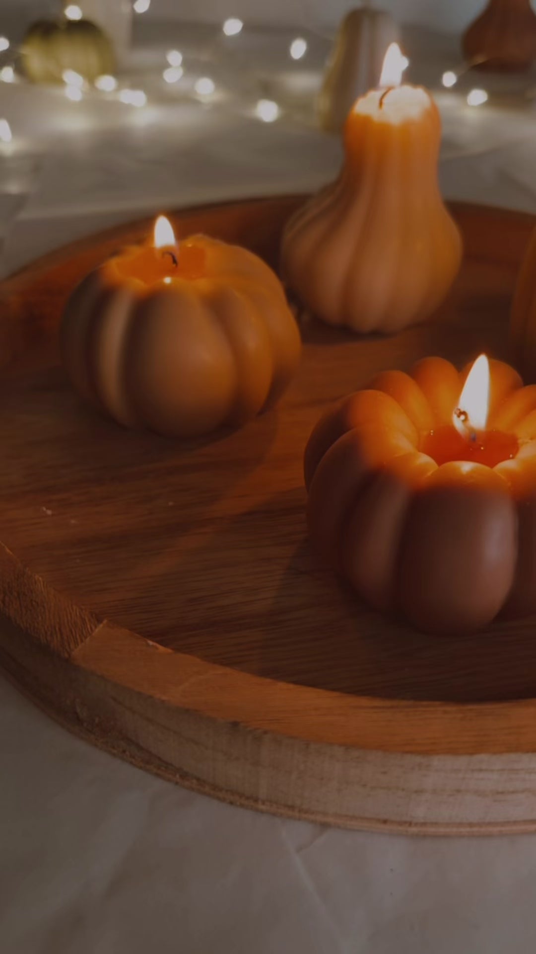Little Pumpkinette - Διακοσμητικό κερί κολοκύθα